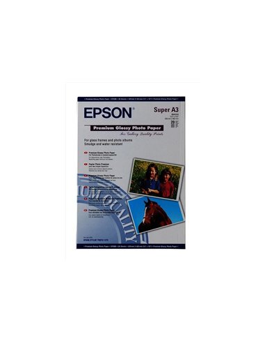 Premium Photo Paper Epson Gloss A3 255g 20Shts