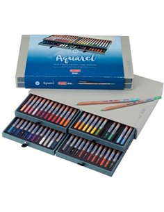 Talens bruynzeel επαγγελματικές νερομπογιές 48τεμ σε ξύλινη κασετίνα