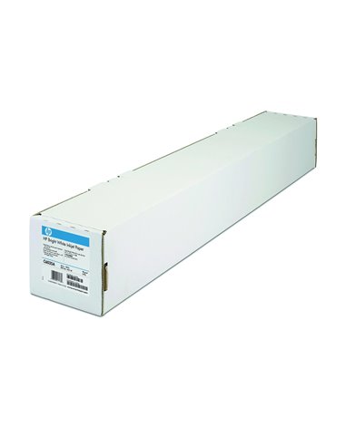 Bright White Inkjet Paper Roll HP 24" (610mm) x 150 ft (45m) 90g