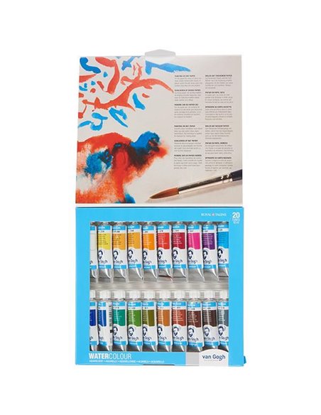 Talens van gogh νερομπογιές σετ 20 τεμ. 10ml.