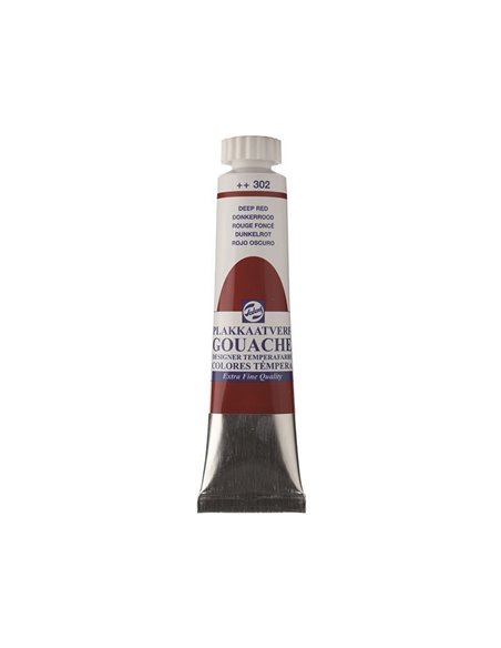 Talens τέμπερες extra fine 302 deep red 20ml