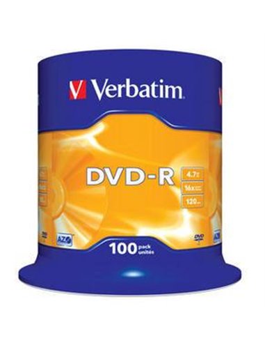 DVD-R VERBATIM 43549  AZO 4.7GB 16X MATT SILVER SURFACE
