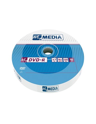 MyMedia - DVD-R 52X 10PK Wrap 4.7GB (by Verbatim) - 69205
