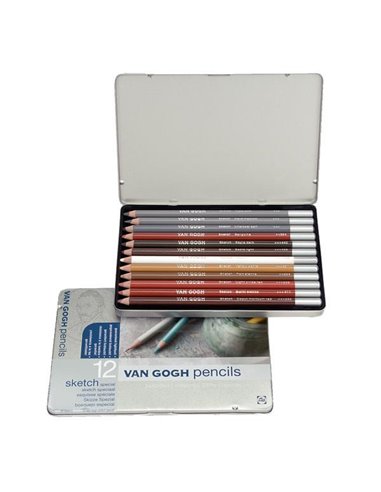 Talens Van Gogh sketch pencils-ξυλομπογιές 12χρωμάτων